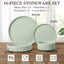 Set 16 Pzas Vajilla Porcelana Cuencos Pasta Servicio 4