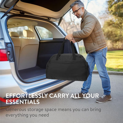 Bolsa plegable viaje cabina avión duradera con correa