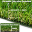 Césped artificial 1.52x2.44m 35mm para mascotas