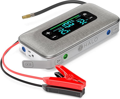 Arrancador batería auto 130 PSI compresor aire 55.5Wh USB