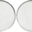 Pantalla para pizza acero inox 24pulg plateado set 2