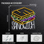 Letrero neón forma sándwich LED para hogar cocina bar fiesta