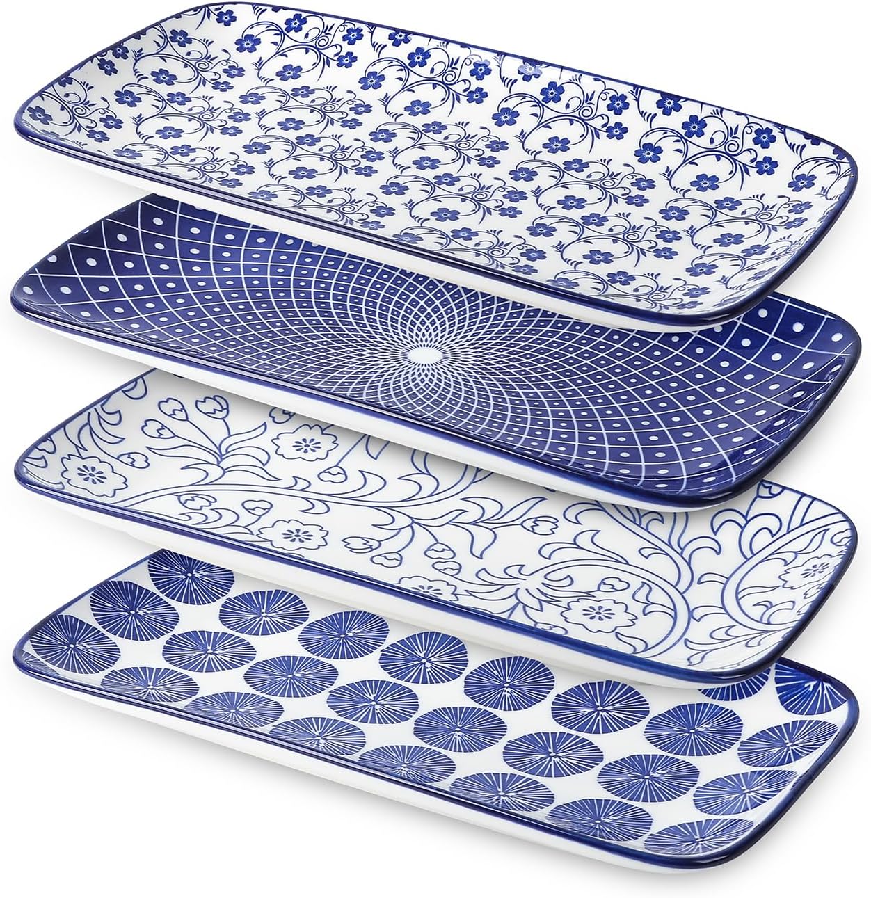 Set platos ensalada cerámica 9.4pulg platos postre fiesta