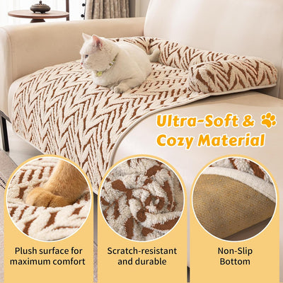 Alfombrilla para perros con soporte cuello y cabeza suave para sofá