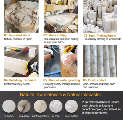 Lámpara techo ajustable alabastro 15pulg moderna dorada 3000K