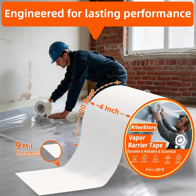 Cinta sellado impermeable 4pulg x 180ft para polietileno