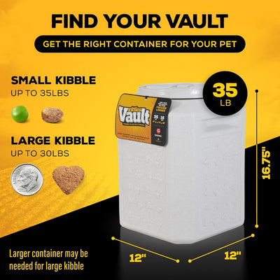 Contenedor sellado para alimentos de mascotas hasta 35lb