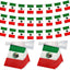 2 Banderas Mexico 60ft Cadena Pequeña Colgante