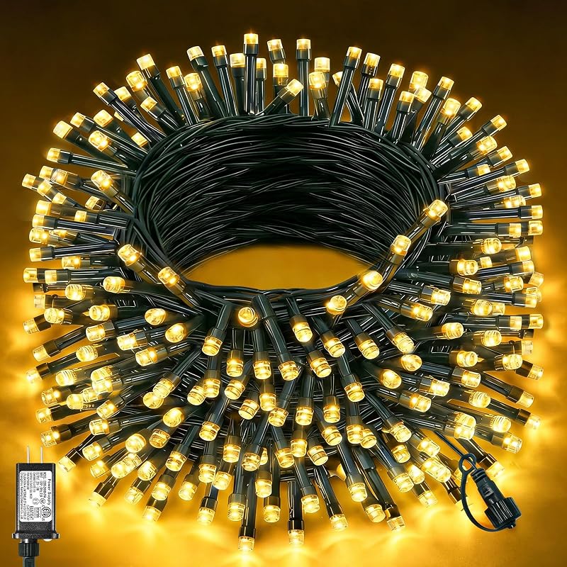 Guirnalda LED 480 luces 157 ft impermeables 8 modos