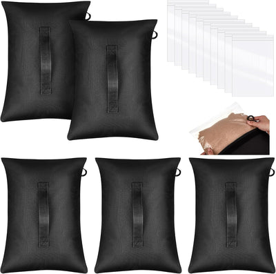 Bolsas arena deportiva polietileno transparente anclajes pesados