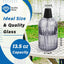 4 Linternas Cristal Citronela Exteriores Recargable Cubiertas