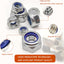 Tuercas nylock m6 acero inox 304 reutilizables antisueltas