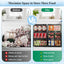 Contenedores congelador 2 pack metal apilables cocina