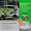 Cubierta lluvia carrito golf universal 2 asientos