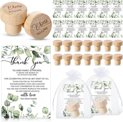 50 Juegos Corchos Vino Tapón Madera Regalo Boda Fiesta