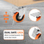 Ruedas giratorias 3pulg freno set 4 doble bloqueo 1000lb