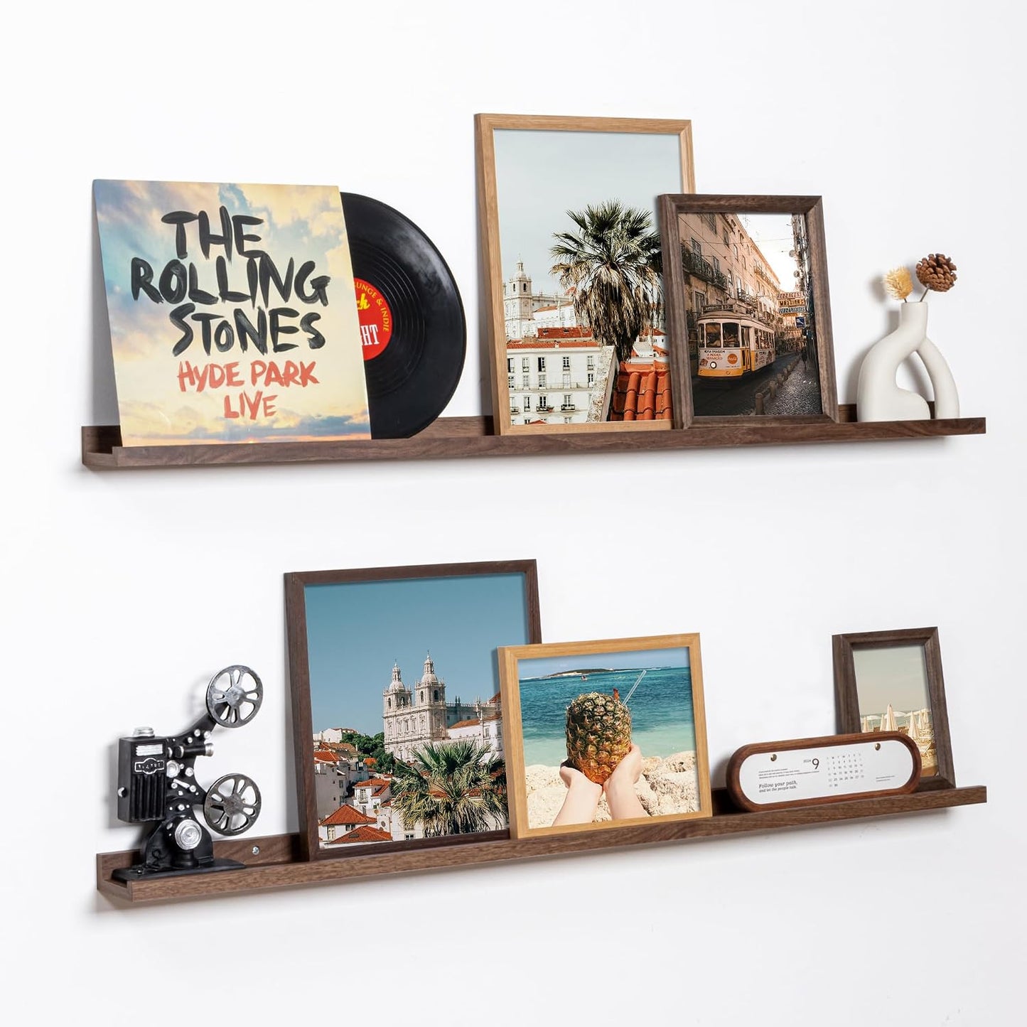 Estante flotante 48" set 2 para juguetes y libros