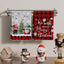 Set 4 paños cocina invierno gnomos árboles navidad 18x26pulg