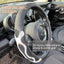 Funda volante antiderrap 15.5-15.75" blanco