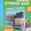 Bolsas almacenamiento 15gal transparentes resellables