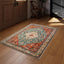 Tapete tribal bohemio antiderrap 3x5ft sala dormitorio