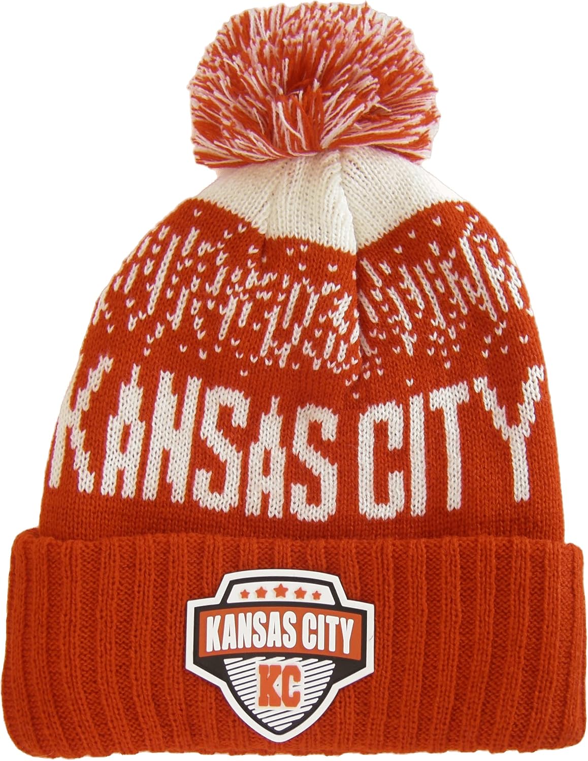 Gorro punto acanalado invierno con pompón