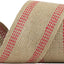 Cinta yute roja 3.5pulg costuras tapicería 10yardas