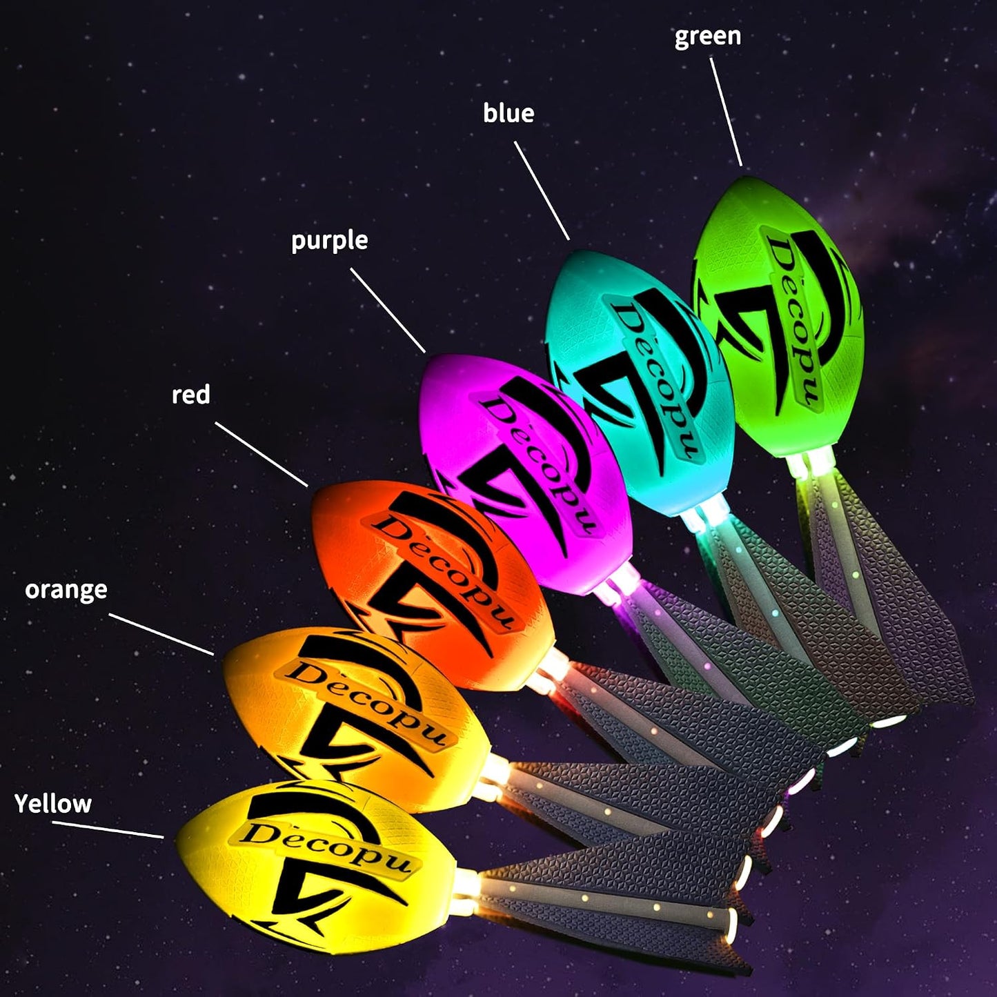 Fútbol recargable con luz led rgb para niños 6-15 años