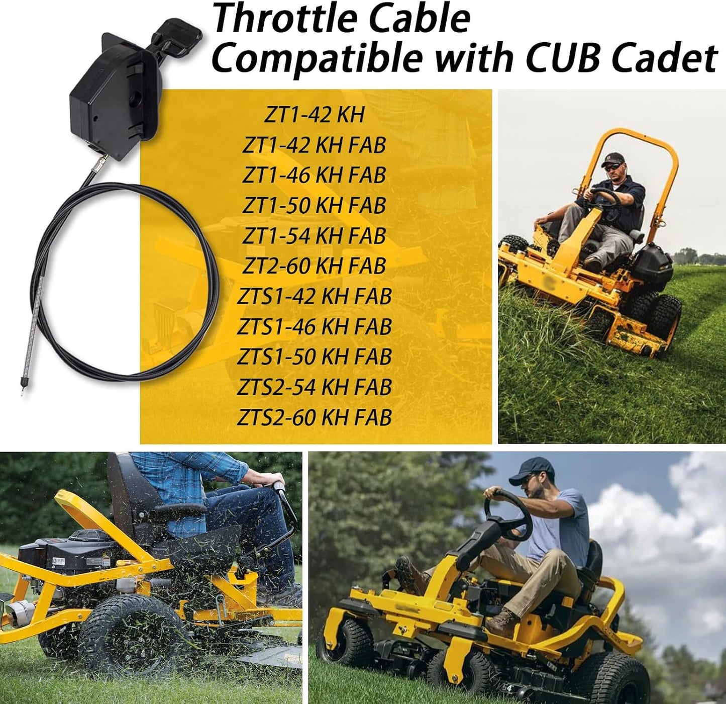 Cable Acelerador para Consolas ZT1 ZT2 de Alta Calidad