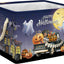 Cesta Halloween plegable color morado 15x10x10pulg