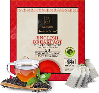 Té negro inglés 50 bolsas aluminio sabor clásico