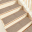 Peldaños escalera madera 8x30pulg beige para niños ancianos