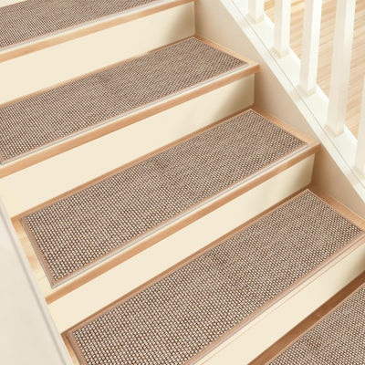 Peldaños escalera madera 8x30pulg beige para niños ancianos
