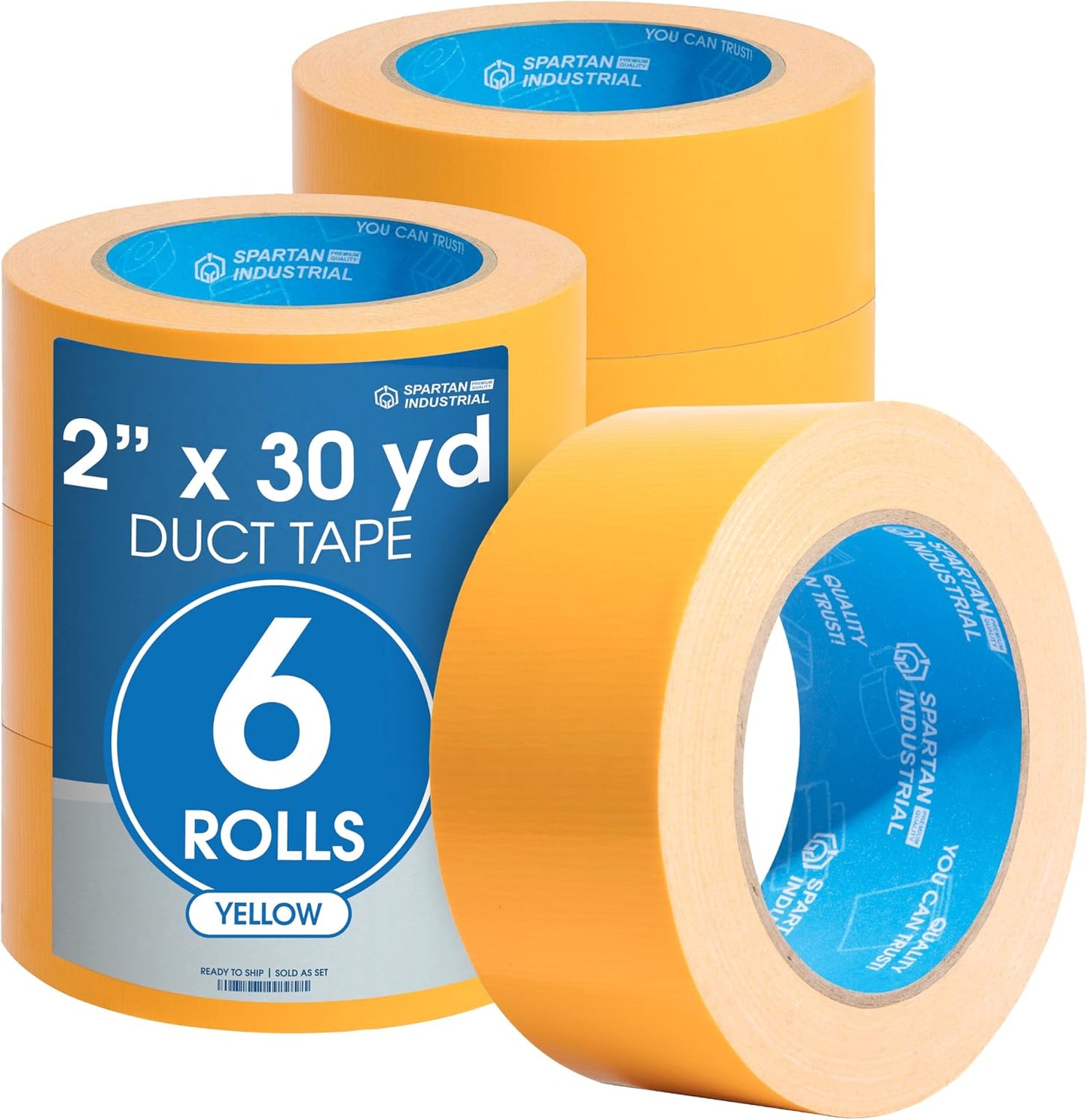 Cinta amarilla 2x30 yardas 9 Mil sin residuos