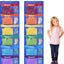 Organiz. ropa niños 2 Pzas azul 59x17.7"