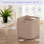 3 Pzas Cubos Almacenamiento Plegables 13" Marrón