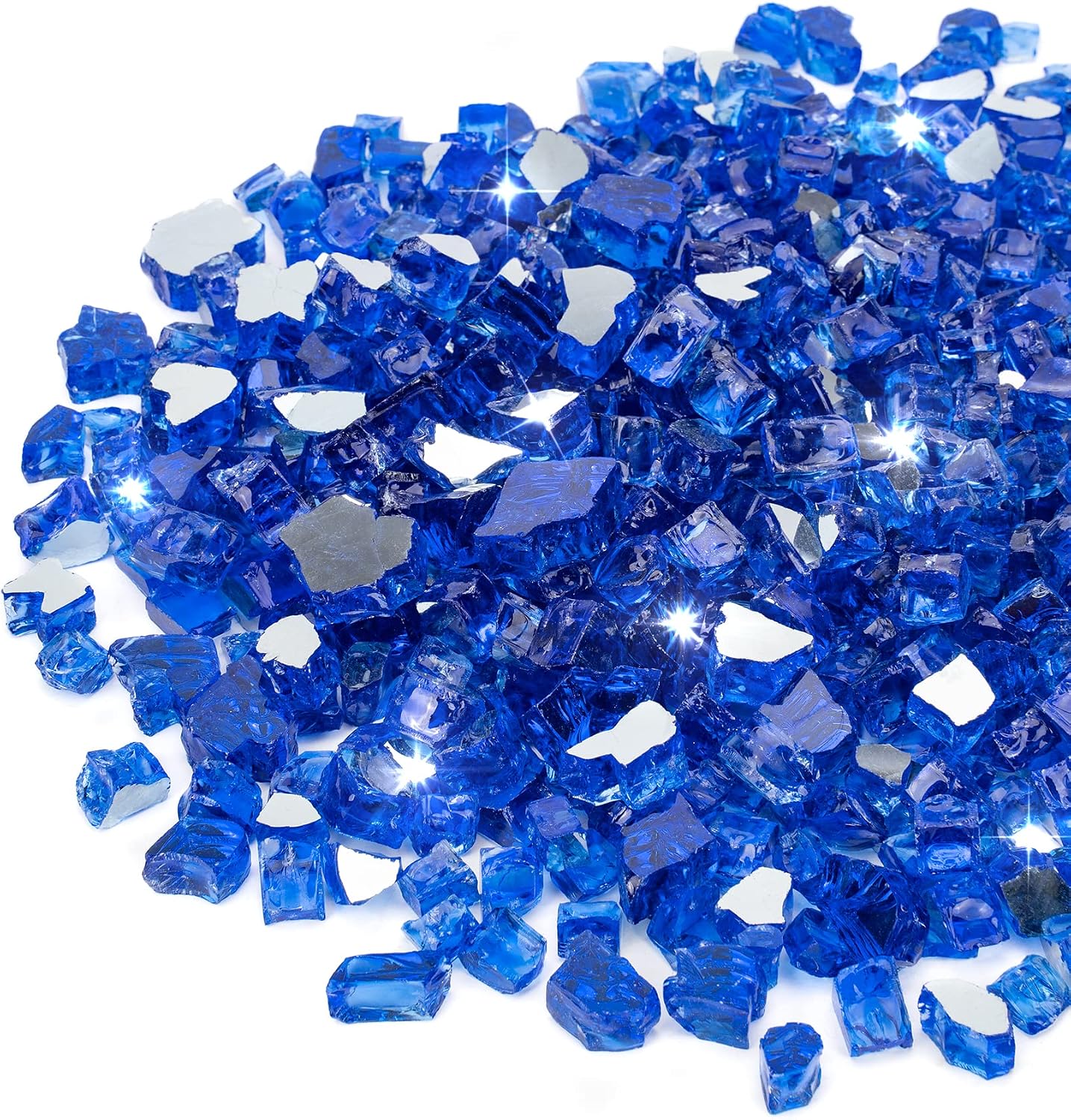 Cristal fuego 10lb azul cobalto reflectante 1/4"