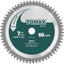Hoja sierra TCG aluminio 7-1/4pulg 60 dientes eje DMK 5/8pulg