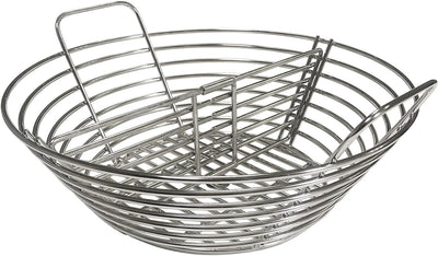 Cesta fuego carbón acero inox para parrilla 18pulg