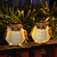 2 Linternas solares colgantes metal decorativas para jardín