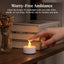 Velas LED parpadeantes 12 pzas 200h decoración