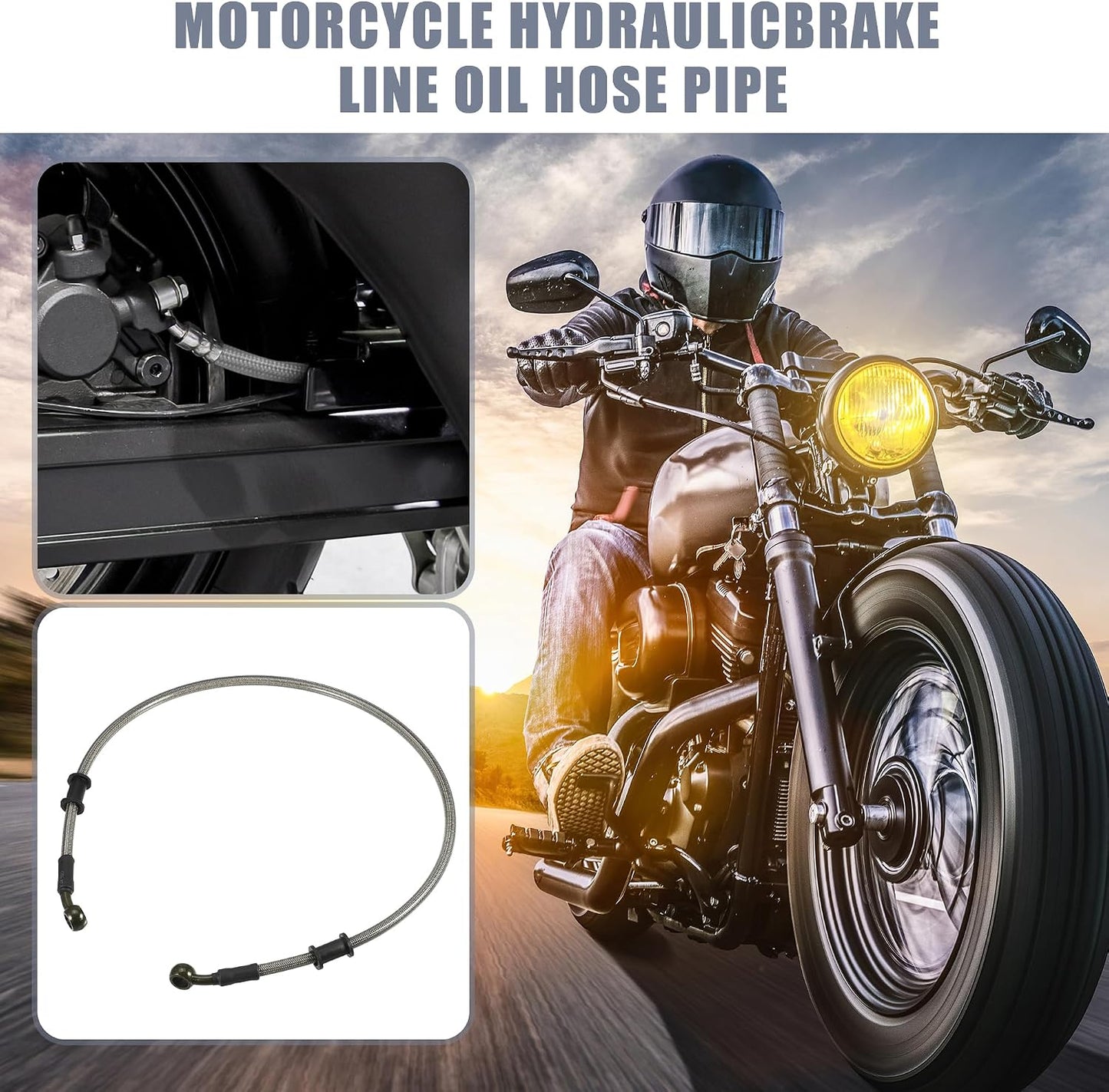 Manguera freno embrague hidráulico 70cm motocicleta