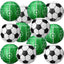 12 Faroles Fútbol 8pulg Decoración Fiesta Cumpleaños
