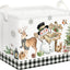 Cesta navidad grande con muñeco y árbol