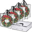 5 Pzas Contenedor Plástico 26" Almacenamiento Navidad