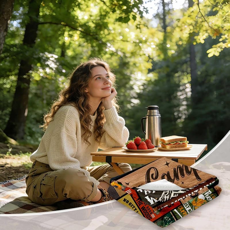 Manta campamento mujer 60x50pulg decoración