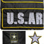 Bandera militar EE.UU. negra 3x5 doble cara resistente