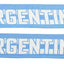 Bufanda punto fútbol argentina rayas unisex