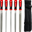 Set 5 limas de mano 10" mango suave para madera y metal