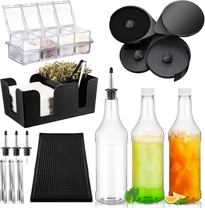 15 Pzas Accesorios Botella 32oz Plástico Cuello Largo